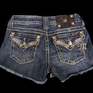Miss Me Blue Jean Shorts*Style JE6189H2*Mk135 Size 26